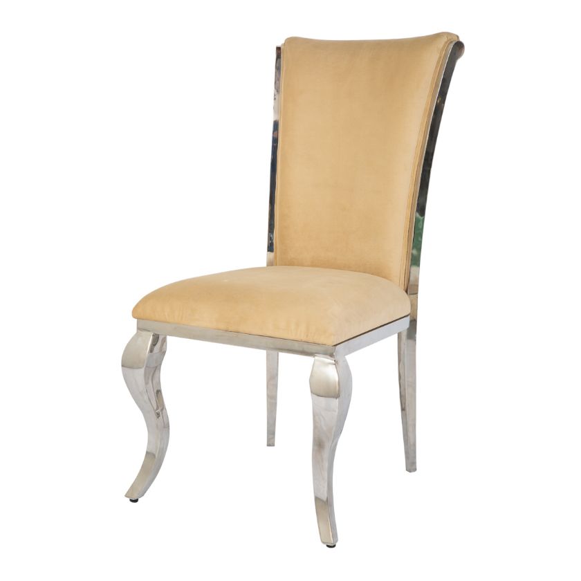 Picture of Fulton Silver Steel Upholstered Traditional Chair