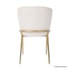Picture of Barth Stainless Steel Upholstered Dining Chair