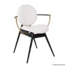 Picture of Wrocław Modern Circle Armchair With Steel Frame