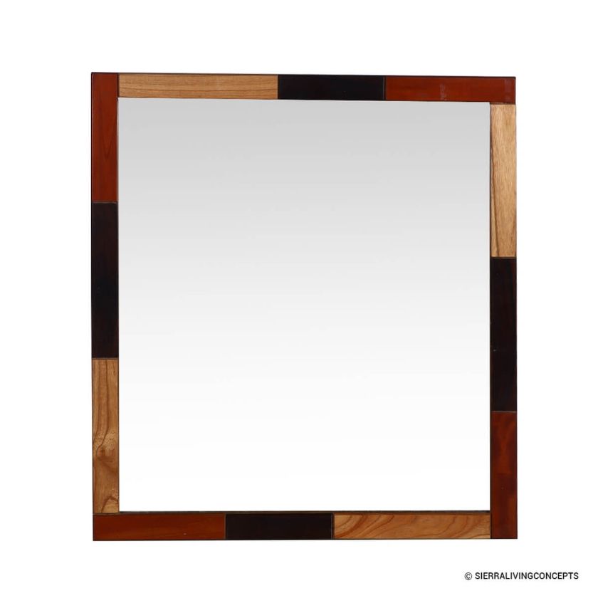 Picture of Rustic Mindi Wood Wall Mirror Frame