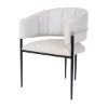 Picture of Blankenberge Modern Stainless Steel Upholstered Armchair