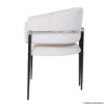 Picture of Blankenberge Modern Stainless Steel Upholstered Armchair