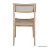 Picture of Fillmore Farmhouse Style Rattan Solid Wood Accent Chair
