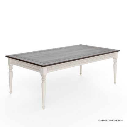 Picture of Loyalton Rustic Solid Wood Farmhouse Dining Table