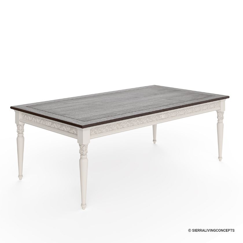 Picture of Loyalton Rustic Solid Wood Farmhouse Dining Table