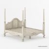 Picture of Sorocaba Solid Wood Rustic 4 Piece French Country Bedroom Set