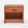 Picture of Segovia Solid Wood Rustic 1 Drawer Nightstand