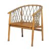 Picture of Denair Oslo Mid Century Solid Wood Walnut Lounge Chair