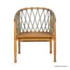 Picture of Denair Oslo Mid Century Solid Wood Walnut Lounge Chair