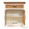 Picture of Rumsey Farmhouse Rustic 2 Tone Storage Cabinet with Drawer