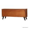Picture of Rackerby Two Tone Mid Century Modern TV Stand with Drawers (54")