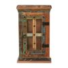 Picture of Rustic Reclaimed Wood Small Cabinet With Display Glass Door