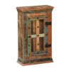 Picture of Rustic Reclaimed Wood Small Cabinet With Display Glass Door
