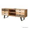 Picture of Acton Industrial Mid-Century Media Console with 6 Drawers (60")