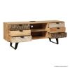 Picture of Acton Industrial Mid-Century Media Console with 6 Drawers (60")