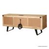 Picture of Acton Industrial Mid-Century Media Console with 6 Drawers (60")