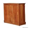 Picture of Burney Mission Style Rustic 3 Drawer Storage Cabinet with Barn Door