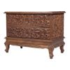 Picture of Eldridge Mid Century Antique Hand Carved Solid Wood Dresser