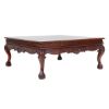 Picture of Giverny Mahogany Antique Coffee Table with Claw Feet​