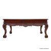 Picture of Giverny Mahogany Antique Coffee Table with Claw Feet​