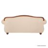 Picture of Denali Victorian Hand Carved Rolled Arm Upholstered 3 Seater Sofa		