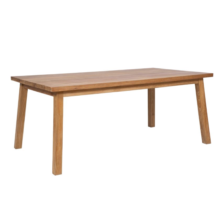 Picture of Montrose Rustic Teak Wood Rectangular Top Dining Table