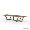 Picture of Cromwell Modern Farmhouse Extra Long Outdoor Dining Table For 10 