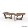 Picture of Cromwell Modern Farmhouse Extra Long Outdoor Dining Table For 10 