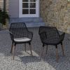 Picture of Cromwell Teak Wood Rattan Mid-century Modern Dining Chair