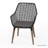 Picture of Cromwell Teak Wood Rattan Mid-century Modern Dining Chair