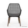 Picture of Cromwell Teak Wood Rattan Mid-century Modern Dining Chair