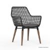 Picture of Cromwell Teak Wood Rattan Mid-century Modern Dining Chair