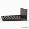 Picture of Basildon Modern Farmhouse Solid Wood Low-Profile Platform Bed