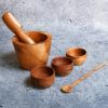 Picture of Perhentian Islands Teak Wood Mortar Pestle with Bowl Set