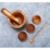 Picture of Perhentian Islands Teak Wood Mortar Pestle with Bowl Set