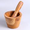 Picture of Perhentian Islands Teak Wood Mortar Pestle with Bowl Set