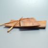Picture of Hida Solid Teak Wood Rectangular Serving Plates with Chopsticks
