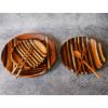 Picture of Selangor Teak Wood Serving Plates with Chopsticks, Fork and Spoon