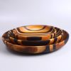 Picture of Selangor Teak Wood Serving Plates with Chopsticks, Fork and Spoon