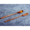 Picture of Altea Teak Wood Long Handle Spoon & Fork (Pack of 12 Pieces)