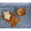 Picture of Lozoya Solid Teak Wood Handmade 7-Piece Dinnerware Set