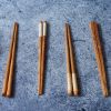 Picture of Olite Solid Teak Wood 4 Pairs of Long Chopsticks