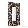 Picture of Bolinas Contemporary Solid Wood Rectangle Wall Mosaic Mirror Frame