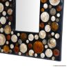 Picture of Bolinas Contemporary Solid Wood Rectangle Wall Mosaic Mirror Frame