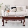 Picture of Giverny Mahogany Antique Coffee Table with Claw Feet​