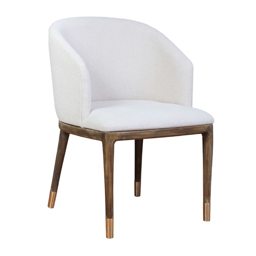 Picture of Saltillo Rustic Mindi Wood Upholstered Fetty Dining Chair