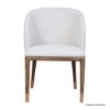 Picture of Saltillo Rustic Mindi Wood Upholstered Fetty Dining Chair