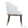 Picture of Saltillo Rustic Mindi Wood Upholstered Fetty Dining Chair