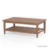 Picture of Boudry Rustic Modern Teak Wood Rectangle Coffee Table