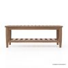 Picture of Boudry Rustic Modern Teak Wood Rectangle Coffee Table